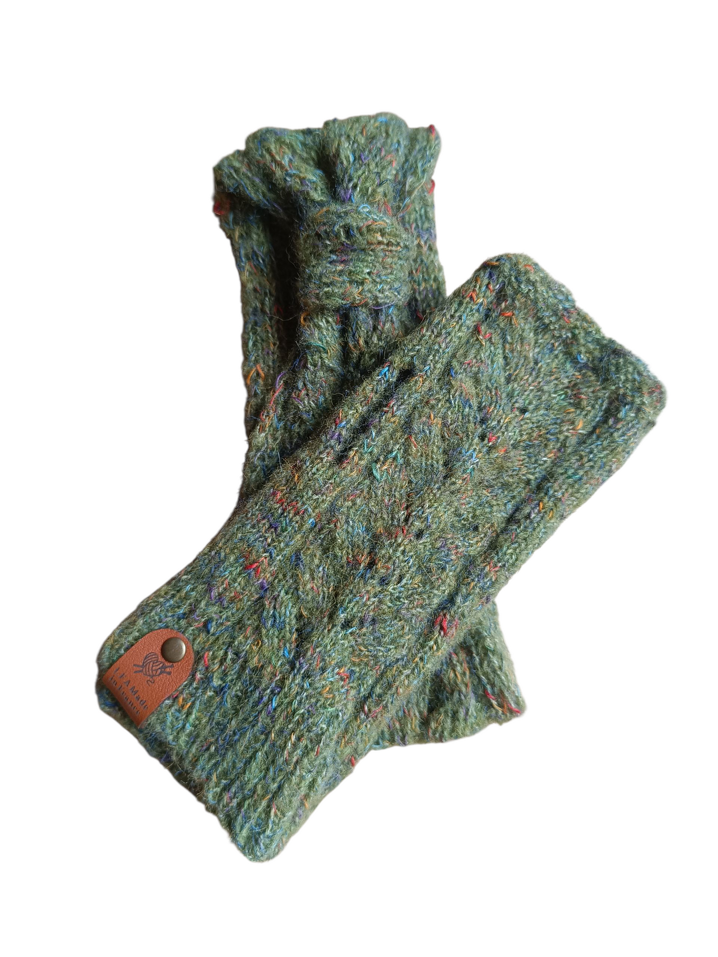 Ensemble bandeau et mitaines alpaga