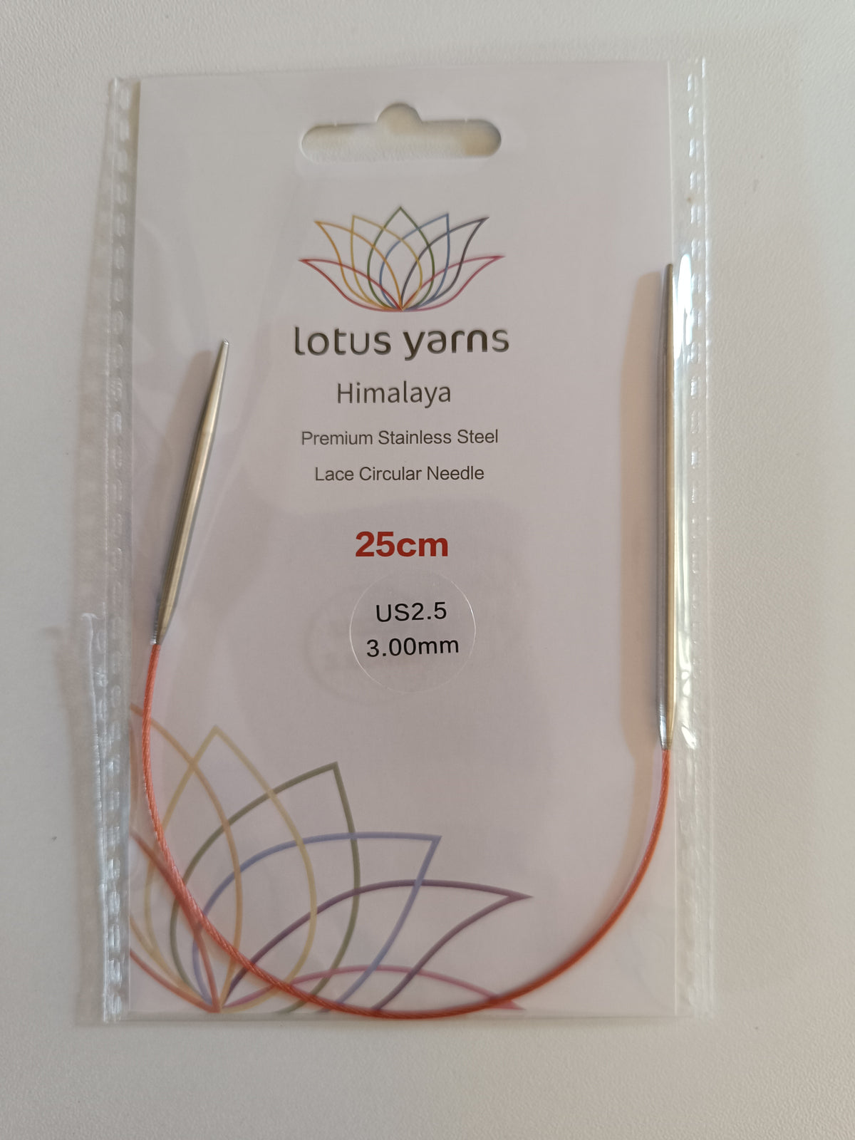 Aiguilles à chaussettes circulaires 25cm