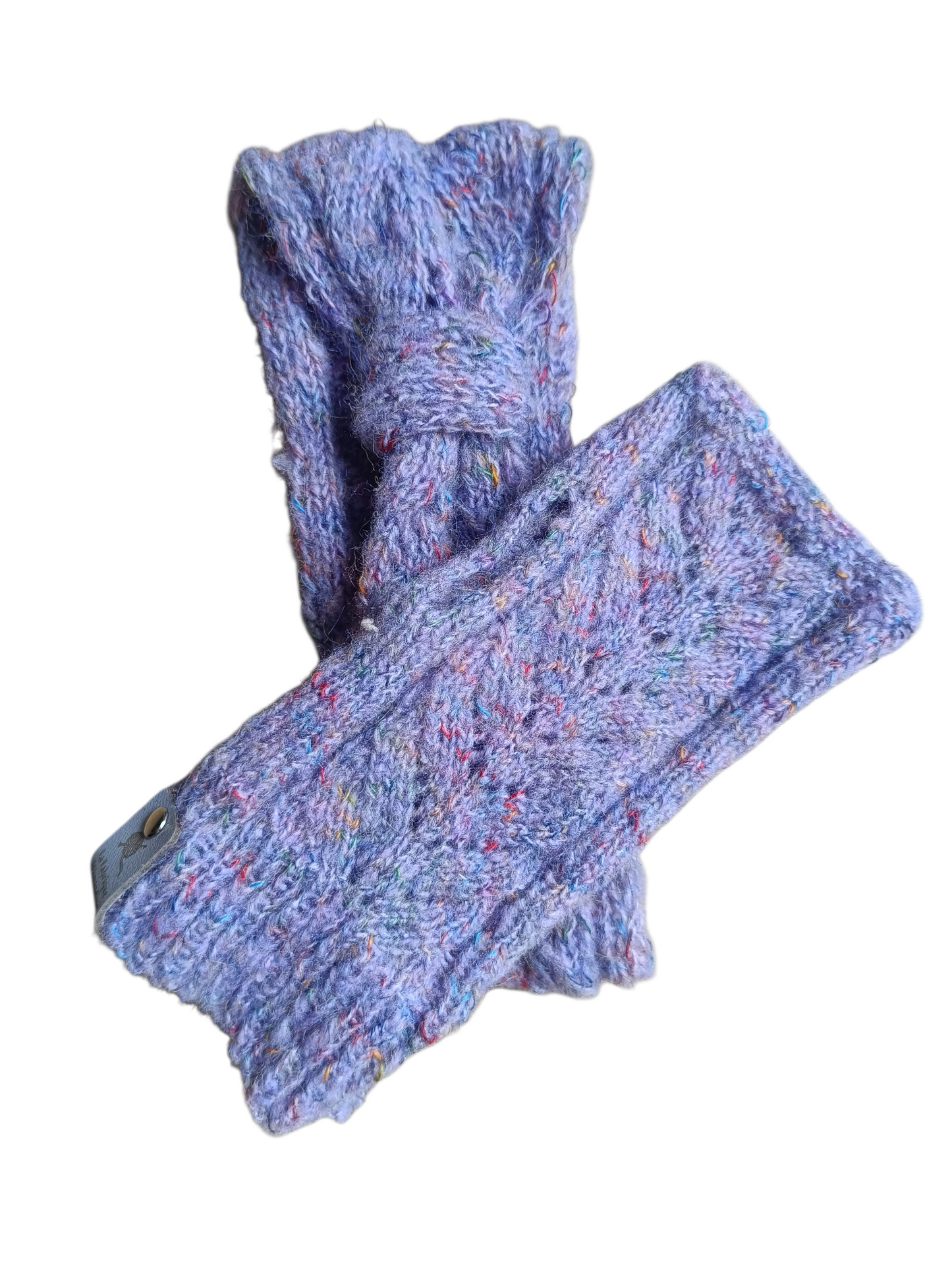 Ensemble bandeau et mitaines alpaga