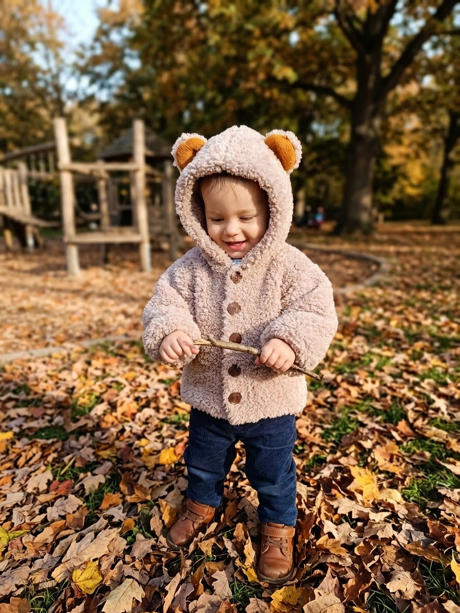 Manteau ourson bébé