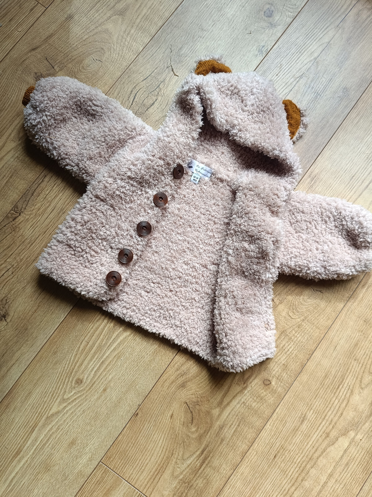 Manteau ourson bébé