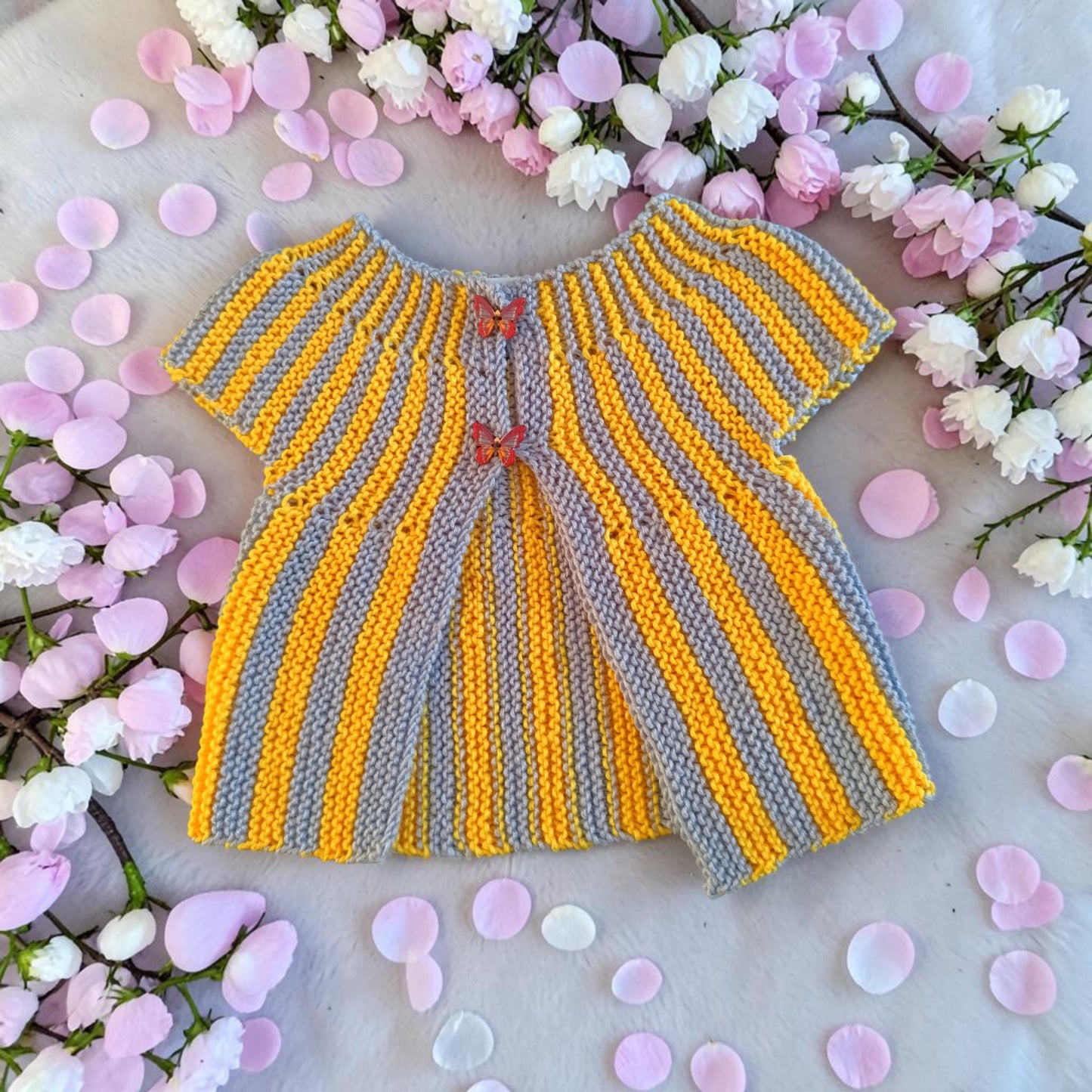 Gilet papillons fille