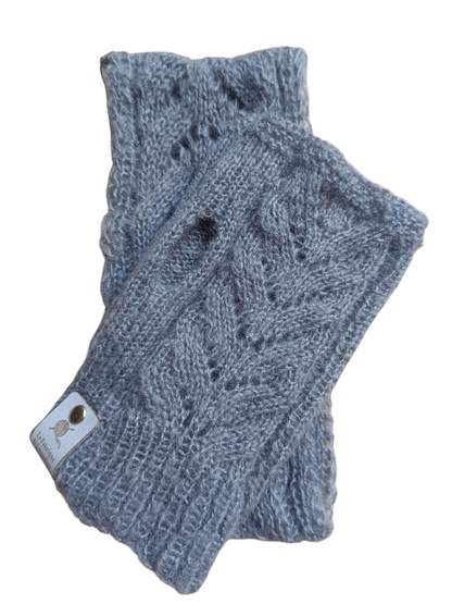 Ensemble bandeau et mitaines mohair