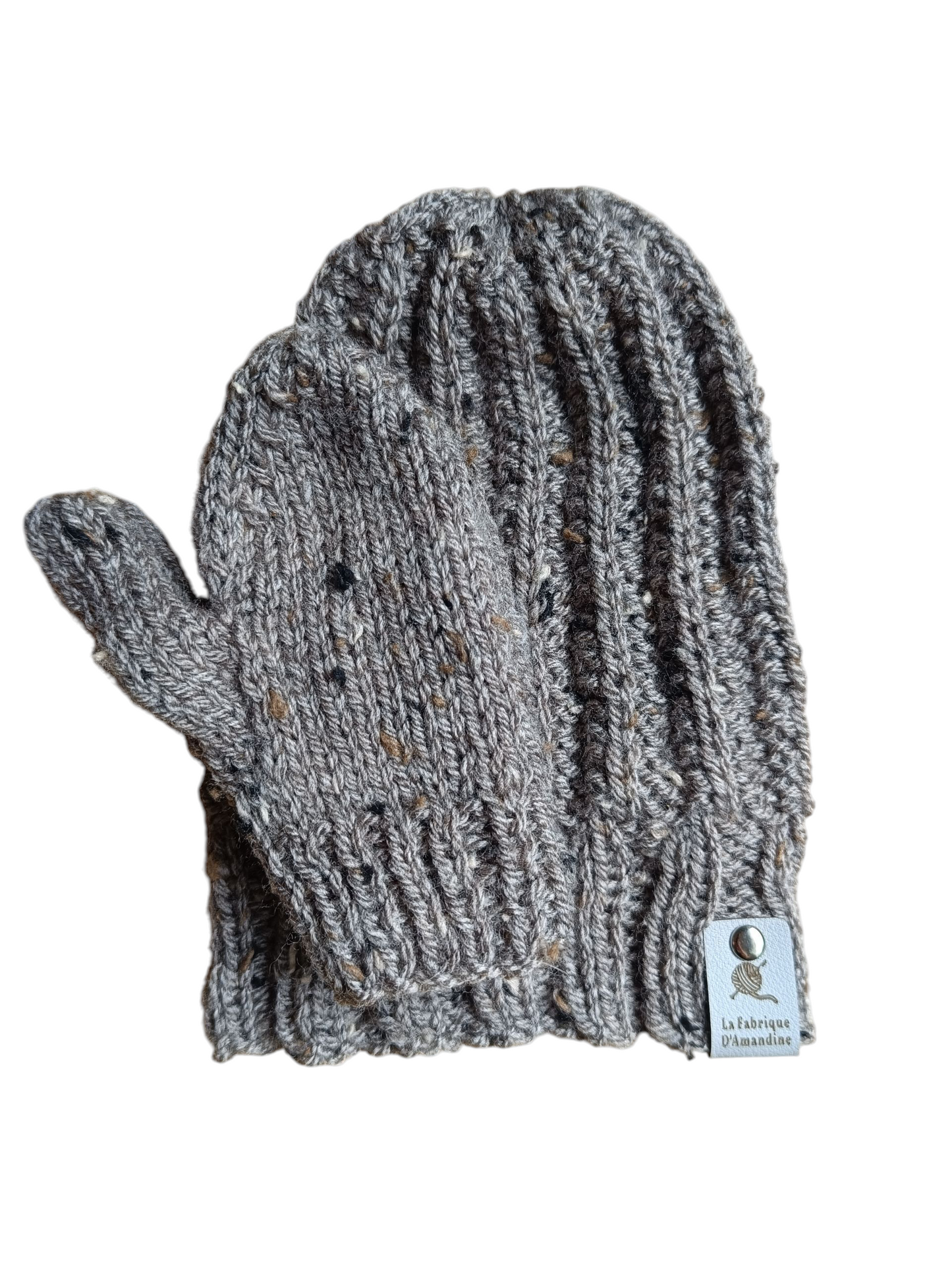 Ensemble moufles et bonnet mixte