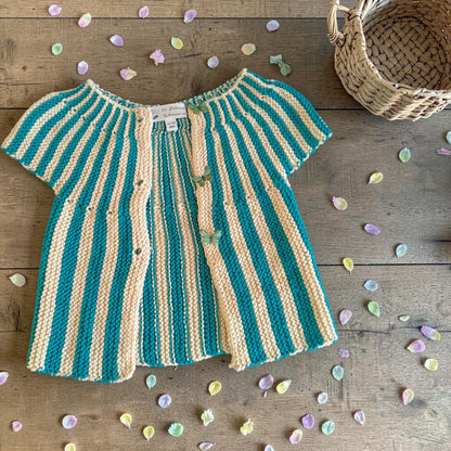 Gilet papillons fille