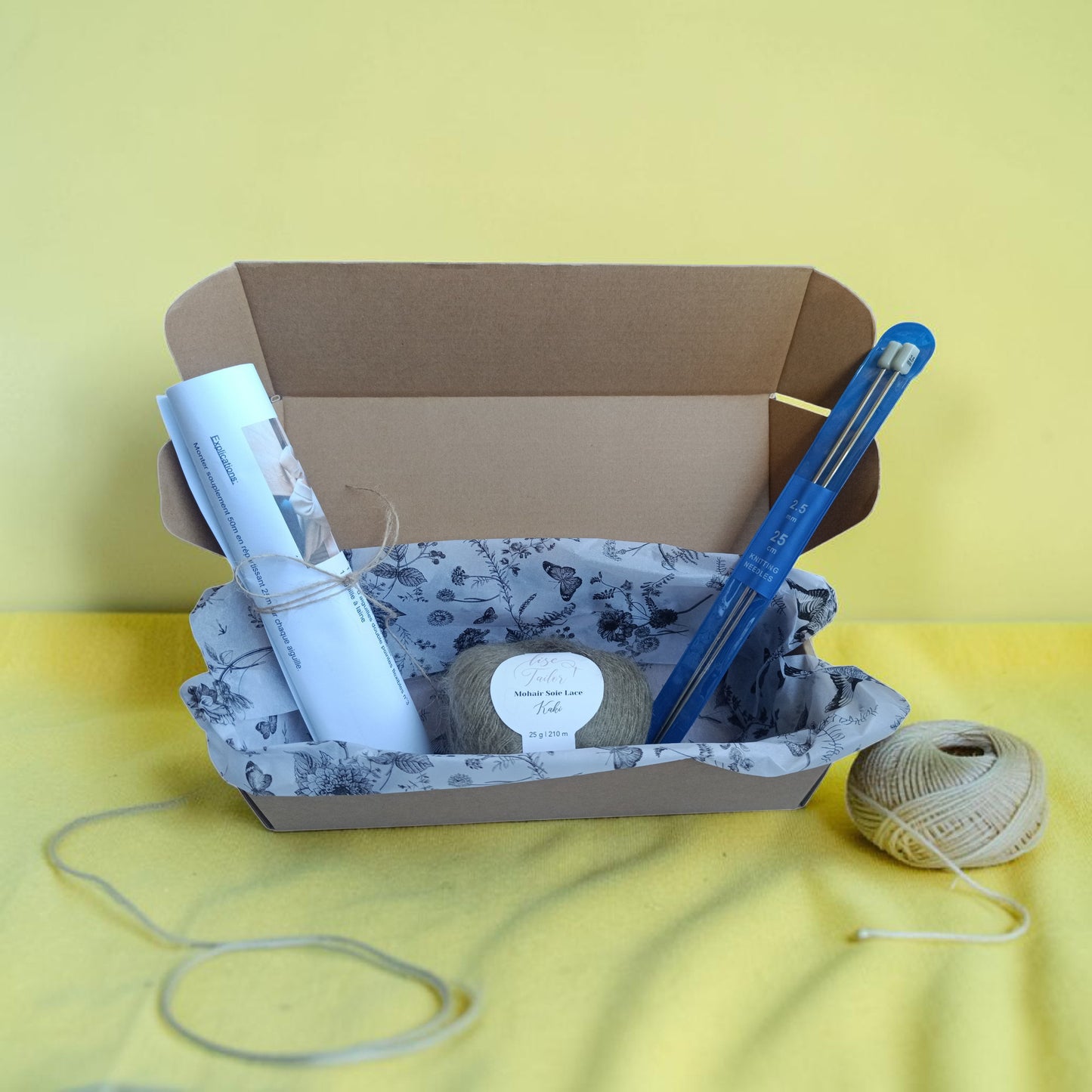 Kit à tricoter foulard Soizic
