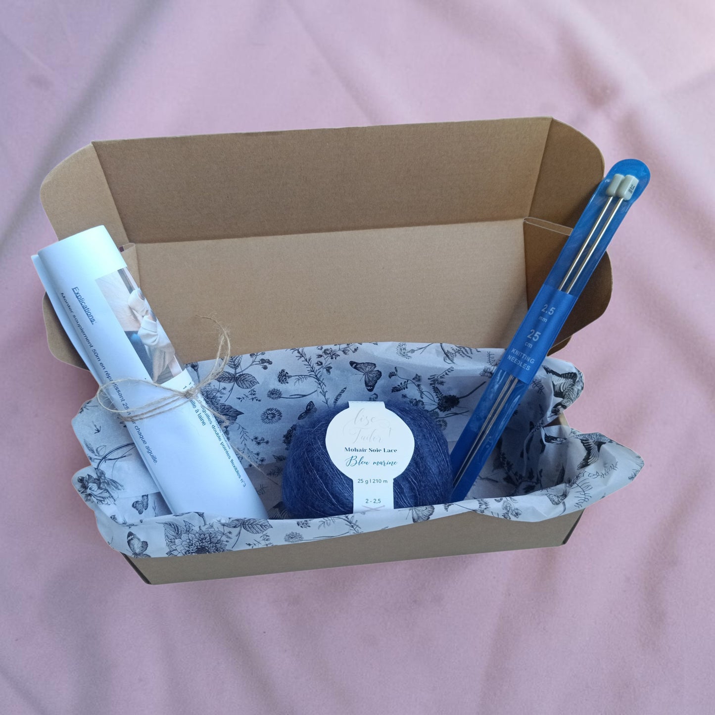 Kit à tricoter foulard Soizic