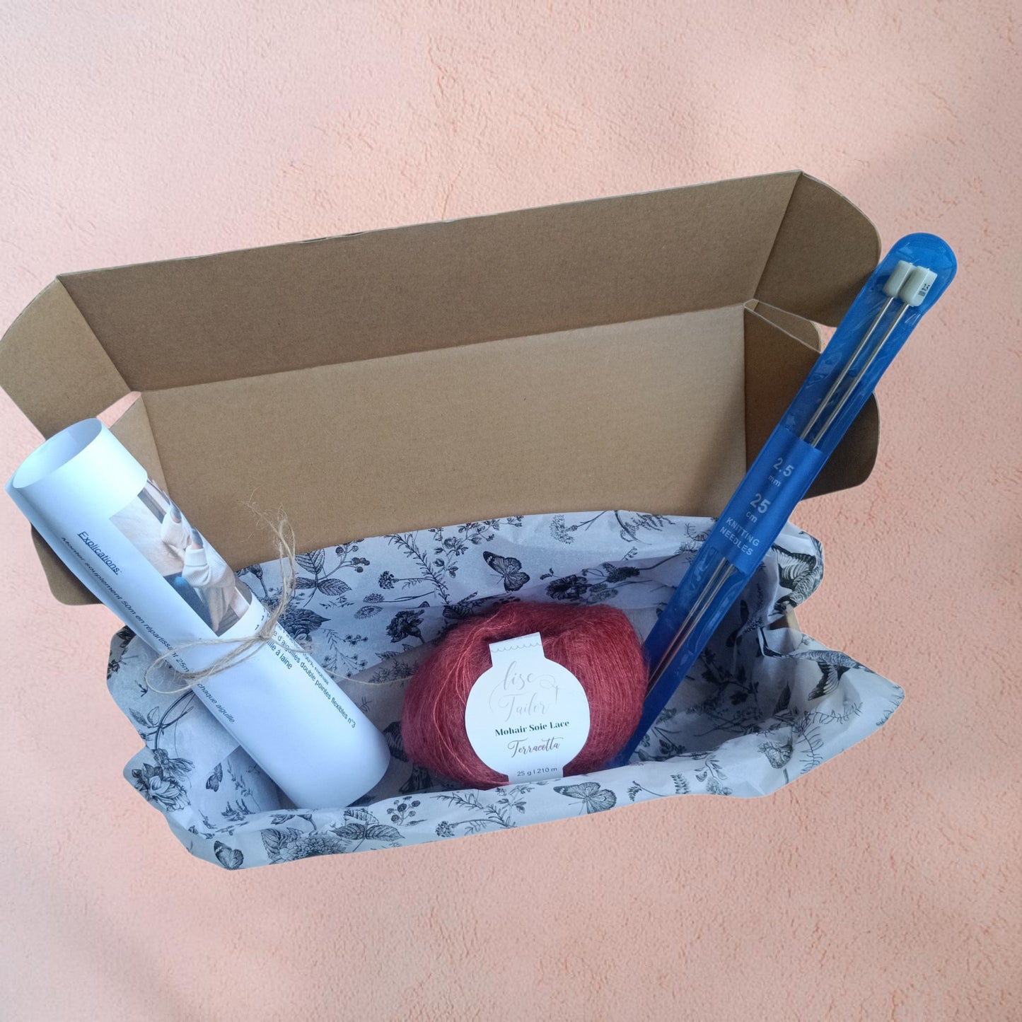 Kit à tricoter foulard Soizic