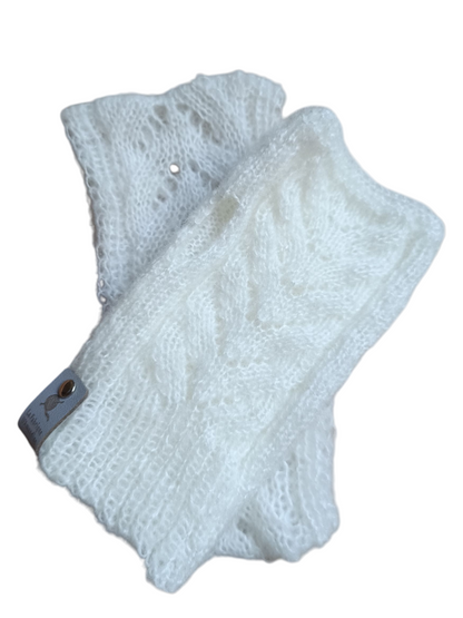 Ensemble bandeau et mitaines mohair