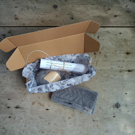 Kit à tricoter mitaines Finesse