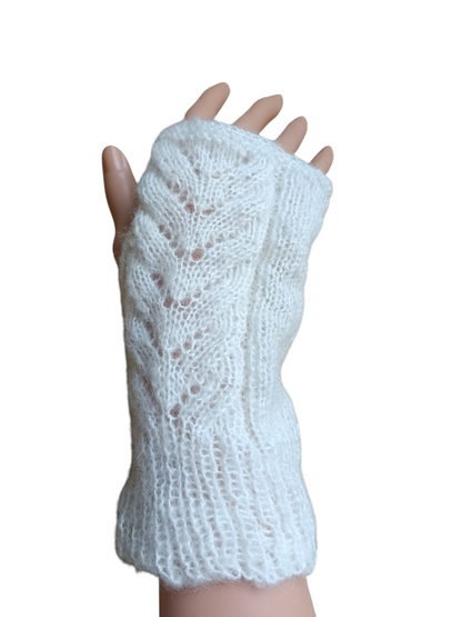 Ensemble bandeau et mitaines mohair